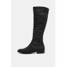 Bottes Stretch Femme Aspect Daim | Chaussures Élégantes