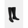 Bottes Stretch Femme Aspect Daim | Chaussures Élégantes
