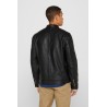 Veste Style Motard en Cuir Nappa Homme | Blouson Élégant