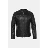 Veste Style Motard en Cuir Nappa Homme | Blouson Élégant